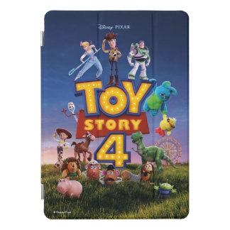 Toy Story 4 | Toys On Field Theatrical Poster iPad Pro Cover