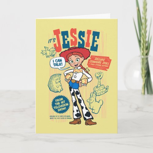Toy Story 4  Vintage Jessie Cowgirl Doll Ad Card