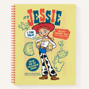 Toy Story 4 Vintage Jessie Cowgirl Doll Ad Notebook