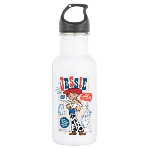 Toy Story 4  Vintage Jessie Cowgirl Doll Ad Stainless Steel Water Bottle