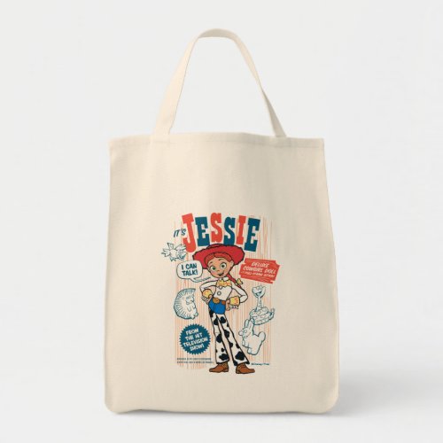 Toy Story 4  Vintage Jessie Cowgirl Doll Ad Tote Bag