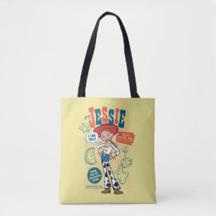 Toy Story 4   Vintage Jessie Cowgirl Doll Ad Tote Bag