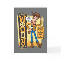 Toy Story 4 | Vintage Sheriff Woody Doll Ad Card