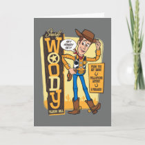 Toy Story 4 | Vintage Sheriff Woody Doll Ad Card