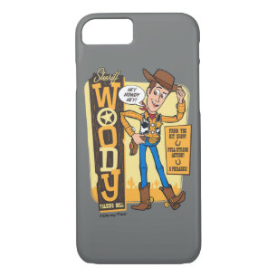 Toy Story 4   Vintage Sheriff Woody Doll Ad iPhone 8/7 Case