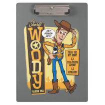 Toy Story 4 | Vintage Sheriff Woody Doll Ad Clipboard
