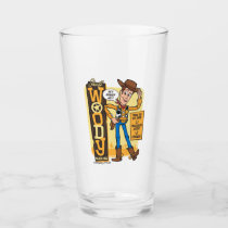 Toy Story 4 | Vintage Sheriff Woody Doll Ad Glass