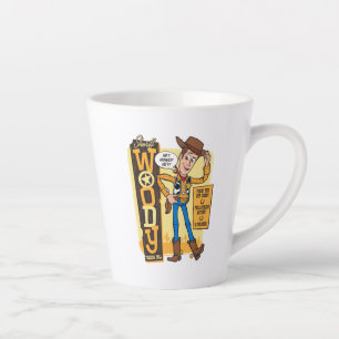 Toy Story 4 Vintage Sheriff Woody Doll Ad Latte Mug