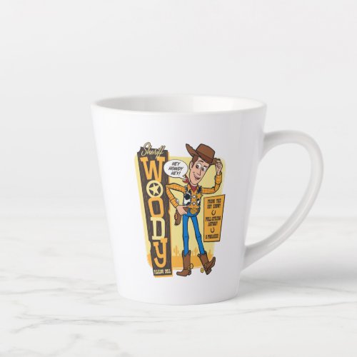 Toy Story 4  Vintage Sheriff Woody Doll Ad Latte Mug