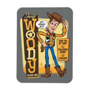 Toy Story 4 Vintage Sheriff Woody Doll Ad Magnet