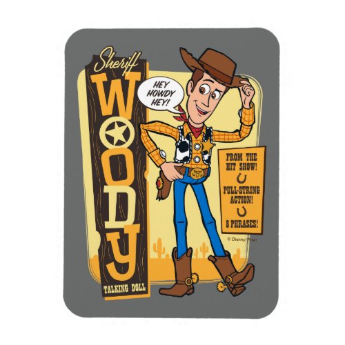 Toy Story 4  Vintage Sheriff Woody Doll Ad Magnet