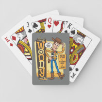 Toy Story 4 | Vintage Sheriff Woody Doll Ad Playing Cards