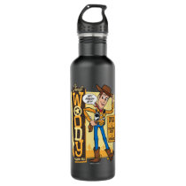 Toy Story 4 | Vintage Sheriff Woody Doll Ad Stainless Steel Water Bottle