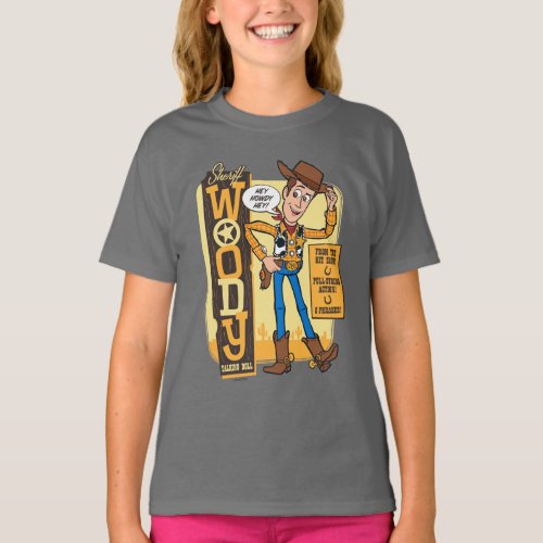 Toy Story 4  Vintage Sheriff Woody Doll Ad T_Shirt