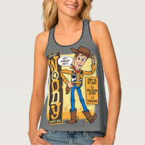 Toy Story 4 | Vintage Sheriff Woody Doll Ad Tank Top