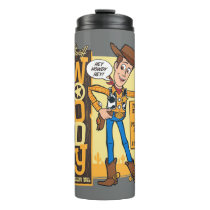 Toy Story 4 | Vintage Sheriff Woody Doll Ad Thermal Tumbler