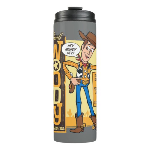 Toy Story 4  Vintage Sheriff Woody Doll Ad Thermal Tumbler