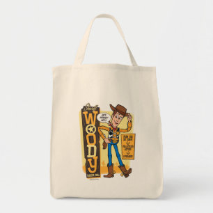 Toy Story 4   Vintage Sheriff Woody Doll Ad Tote Bag