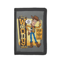 Toy Story 4 | Vintage Sheriff Woody Doll Ad Tri-fold Wallet
