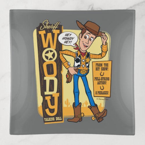 Toy Story 4  Vintage Sheriff Woody Doll Ad Trinket Tray