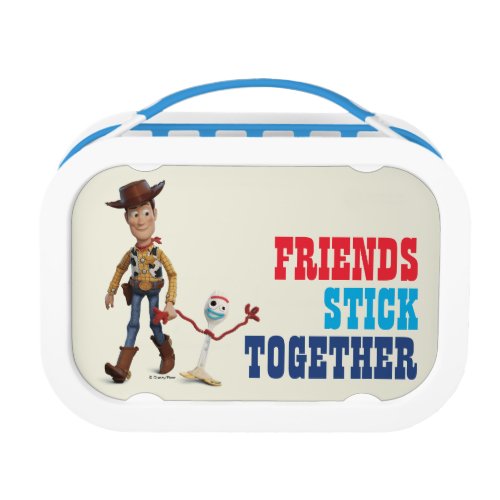 Toy Story 4  Woody  Forky Walking Together Lunch Box