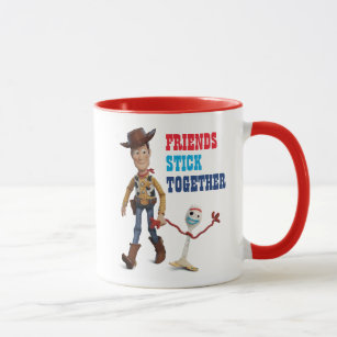 Toy Story 4   Woody & Forky Walking Together Mug