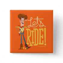 Toy Story 4 | Woody Illustration "Let's Ride" Button