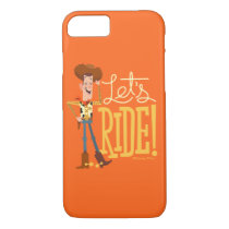 Toy Story 4 | Woody Illustration "Let's Ride" iPhone 8/7 Case