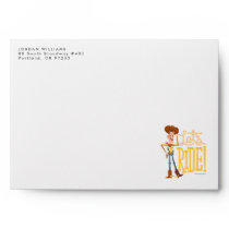 Toy Story 4 | Woody Illustration "Let's Ride" Envelope