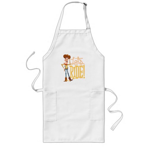 Toy Story 4  Woody Illustration Lets Ride Long Apron
