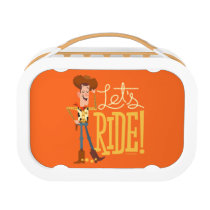 Toy Story 4 | Woody Illustration "Let's Ride" Lunch Box