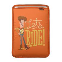 Toy Story 4 | Woody Illustration "Let's Ride" MacBook Air Sleeve