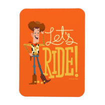 Toy Story 4 | Woody Illustration "Let's Ride" Magnet