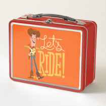 Toy Story 4 | Woody Illustration "Let's Ride" Metal Lunch Box