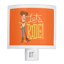 Toy Story 4 | Woody Illustration "Let's Ride" Night Light