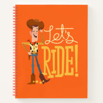 Toy Story 4 | Woody Illustration "Let's Ride" Notebook