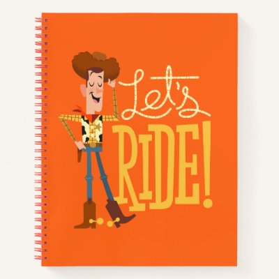 Toy Story 4 | Woody Illustration "Let's Ride" Notebook