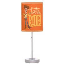 Toy Story 4 | Woody Illustration "Let's Ride" Table Lamp