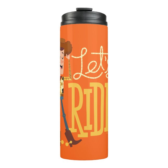 Toy Story 4 | Woody Illustration "Let's Ride" Thermal Tumbler (Front)