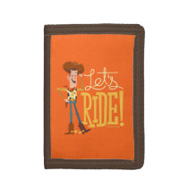 Toy Story 4 | Woody Illustration "Let's Ride" Tri-fold Wallet