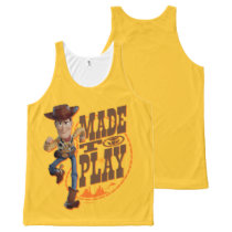 Toy Story 4 | Woody "Made To Play" All-Over-Print Tank Top