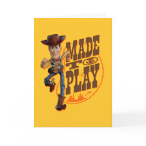 Toy Story 4 | Woody "Made To Play" Card