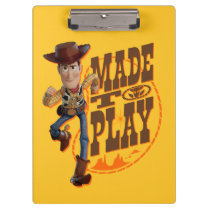 Toy Story 4 | Woody "Made To Play" Clipboard