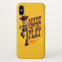 Toy Story 4 | Woody "Made To Play" iPhone X Case