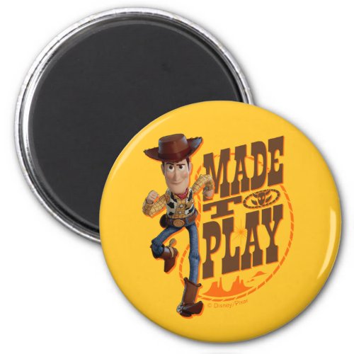 Toy Story 4  Woody Made To Play Magnet