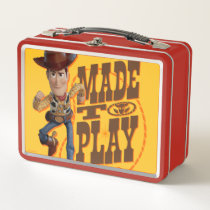 Toy Story 4 | Woody "Made To Play" Metal Lunch Box