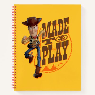 Toy Story 4 | Woody "Made To Play" Notebook