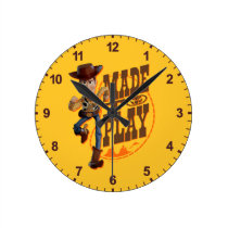 Toy Story 4 | Woody "Made To Play" Round Clock
