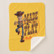 Toy Story 4 | Woody "Made To Play" Sherpa Blanket
