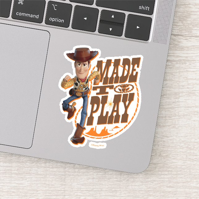 Toy Story 4 | Woody "Made To Play" Sticker (Detail)